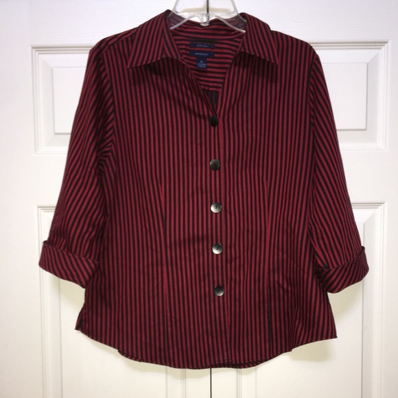 Westbound Tops - WRINKLE FREE STRIPED CUTE & COMFORTABLE TOP